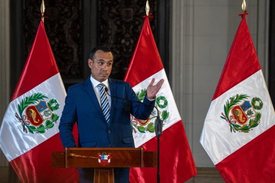 Perú: El Congreso destituyó al presidente interino, José Jerí