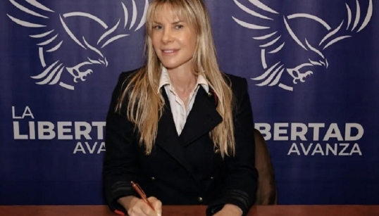 La diputada libertaria Karen Reichardt, se rio de un hombre con Parkinson