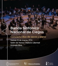 Concierto de cámara con Integrantes de la Banda Sinfónica Nacional de Ciegos en el Palacio Libertad
