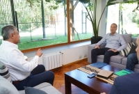 Diego Santilli visitó al gobernador de Neuquén, Rolando Figueroa