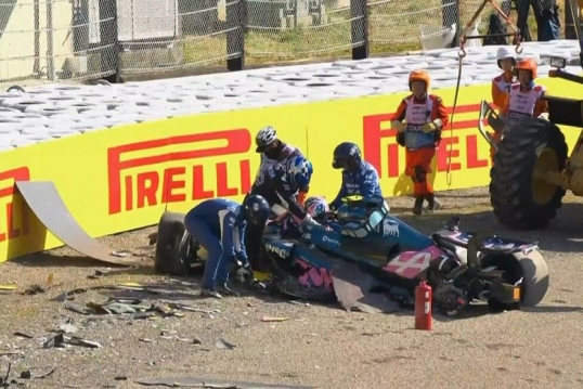 Fórmula 1: Fuerte accidente de Jack Doohan, con el Alpine