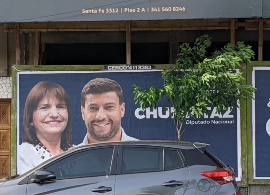 Santa Fe: Denuncian a Chumpitaz por el presunto uso indebido de la imagen de Patricia Bullrich