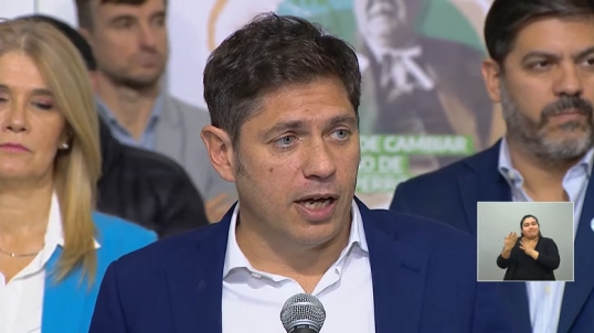 Axel Kicillof volvió a reclamar los $5,8 billones en concepto de deudas que el Gobierno nacional mantiene con la provincia
