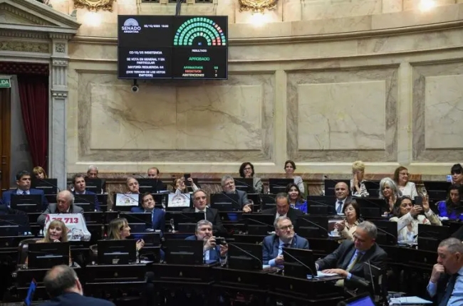 Por amplía mayoría el Senado rechazó el veto de Milei al Garrahan
