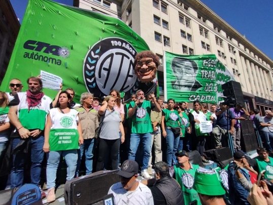 ATE realiza un paro el miércoles y marcha a Comodoro Py