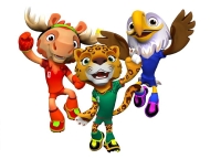Las tres mascotas del Mundial 2026