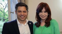 Cristina Kirchner recibió en su casa al gobernador Axel Kicillof