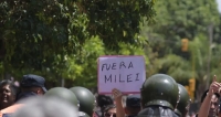 Santiago del Estero: Manifestantes se movilizaron en rechazo a las políticas de Javier Milei