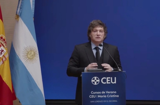 Milei: «La Justicia determinará sobre Adorni, si lo encuentran culpable, lo eyecto»