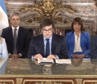 Milei dijo que buscará un tratado de libre comercio con los Estados Unidos