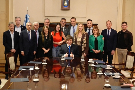 Javier Milei se reunió con el nuevo Gabinete