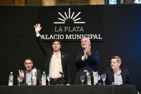 Axel Kicillof habilitó la primera etapa del Plan Hídrico del Gran La Plata