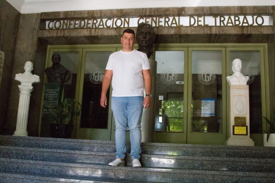 El nuevo triunviro de la CGT, Cristian Jerónimo afirmó: “Queremos que los trabajadores vuelvan a tener dignidad”