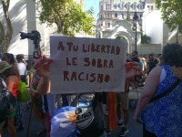Multitudinaria Marcha Federal LGBTIQ+ «antifascista y antirracista»