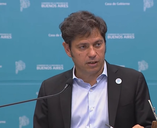 Dirigentes salen a respaldar al gobernador Axel Kicillof