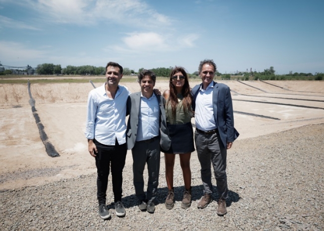 En la ciudad de Salto: Kicillof inauguró la nueva celda sanitaria de la Planta de Residuos Sólidos Urbanos