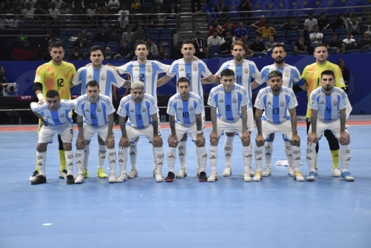 Mundial de futsal 2024: Argentina derrotó 2 -1 a Afganistán y pasó a la siguiente ronda