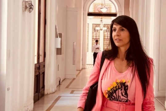 Lorena Villaverde confirmó que no asumirá en el Senado