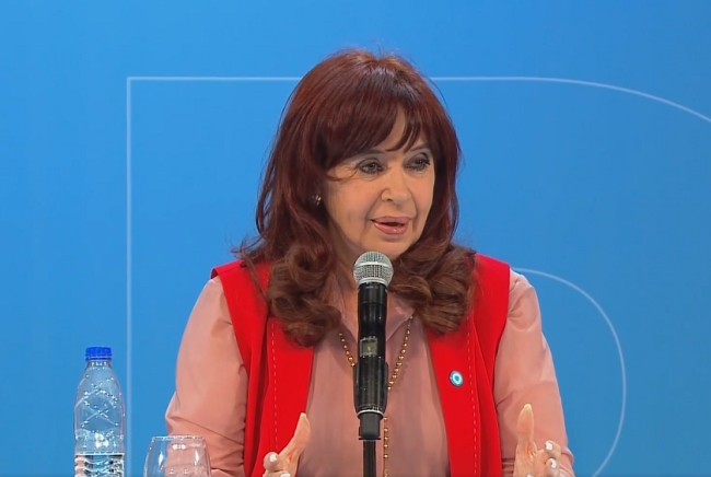 Cristina denunció persecución del “Partido Judicial” argentino