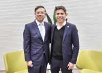 España: Axel Kicillof se reunió con el presidente Gustavo Petro