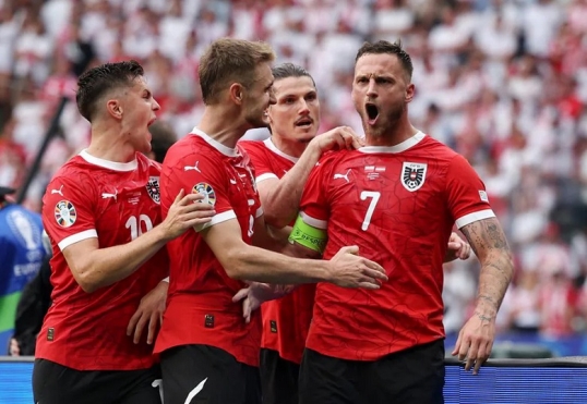 Eurocopa 2024:  Austria derrotó por 3-1 a Polonia