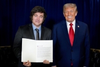 Javier Milei compartió un encuentro con Donald Trump