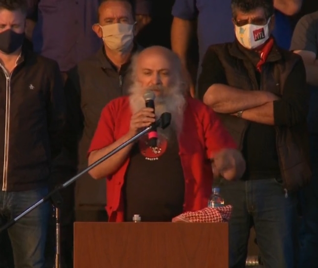 Pérsico: «Bullrich toma la decisión política de disolver la marcha y los policías son unos cabezas de termo»