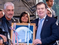 Gerardo Zamora realizó un homenaje al excombatiente y entrenador Omar De Felippe