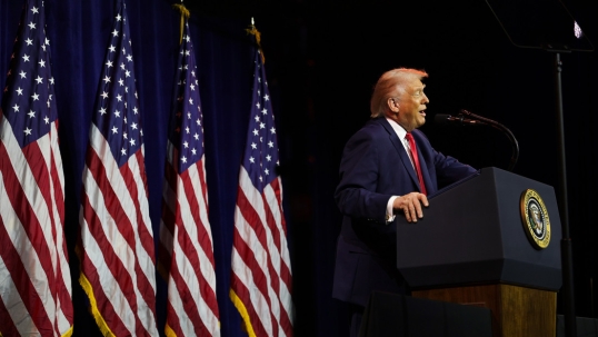 Trump afirmó que lo único que lo puede frenar son sus propias pautas morales