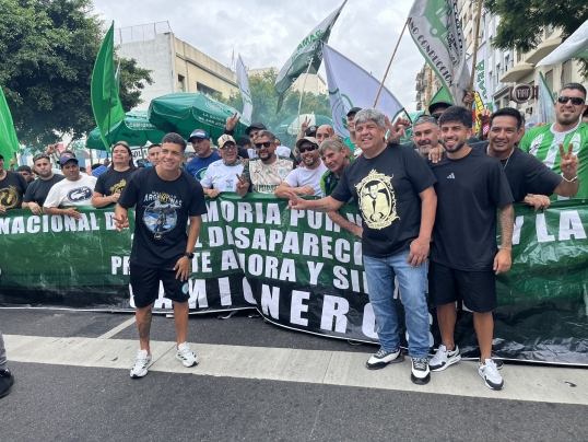 Pablo Moyano: «Lo importante es estar en la calle y acompañar a los que más sufren»