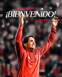 El técnico Diego Hernán Martínez regresó a Huracán