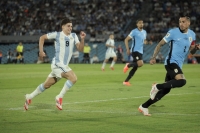 La Selección Argentina derrotó por 1-0 a Uruguay, en Montevideo