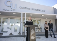 Axel Kicillof inauguró el centro universitario Nº50 en Carlos Tejedor