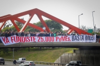 El Fresu marchó ante el cierre de la PyME número 25.000 durante la gestión Milei