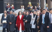 Milei y Villarruel participaron del Tedeum en la catedral metropolitana