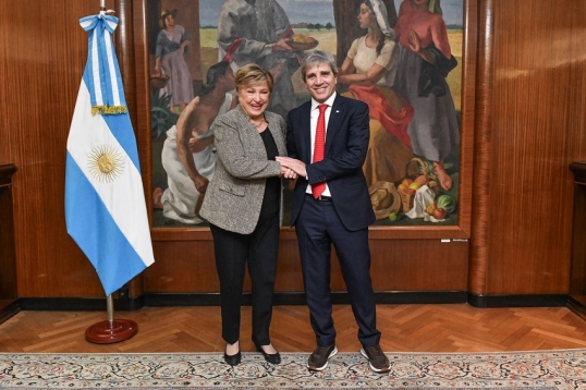 La titular del FMI habló de lo que falta consolidar dentro del programa