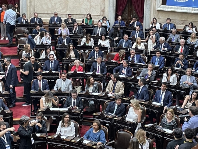 Juraron los nuevos diputados nacionales