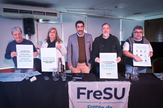 El FreSU reclama un salario mínimo vital y móvil de $2.879.877