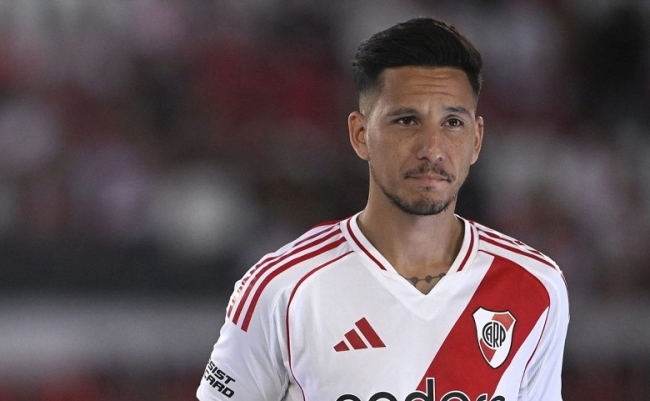 River: Sebastián Driussi continúa con su recuperación tras el esguince en su tobillo izquierdo
