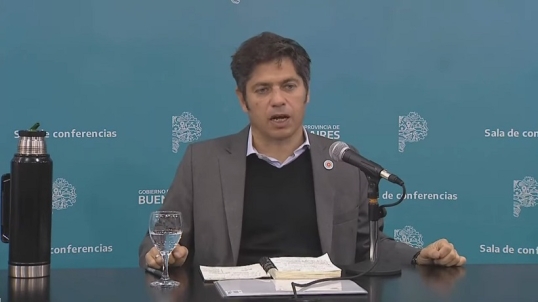 Axel Kicillof, le pidió a Milei que convoque a Gobernadores para definir una estrategia nacional contra el narcotráfico