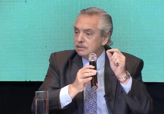 Alberto Fernández: «Estamos en una economía estancada, sin crecimiento, sin producción»