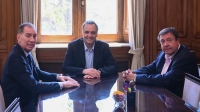 Santilli y Adorni recibieron al gobernador Alberto Weretilneck, quién pidió fondos para la obra pública