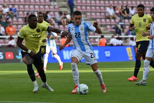 Sudamericano Sub 20 en Venezuela: Argentina empató sin goles ante Ecuador y clasificó segundo en el grupo