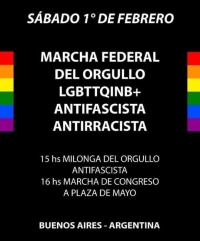 Este sábado no podés faltar!!! Marcha Federal LGBT "antifascista y antirracista"