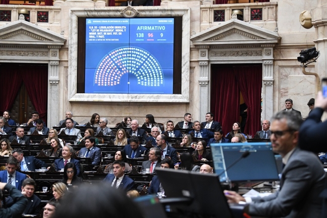 La “Ley Hojarasca” obtuvo media sanción en diputados