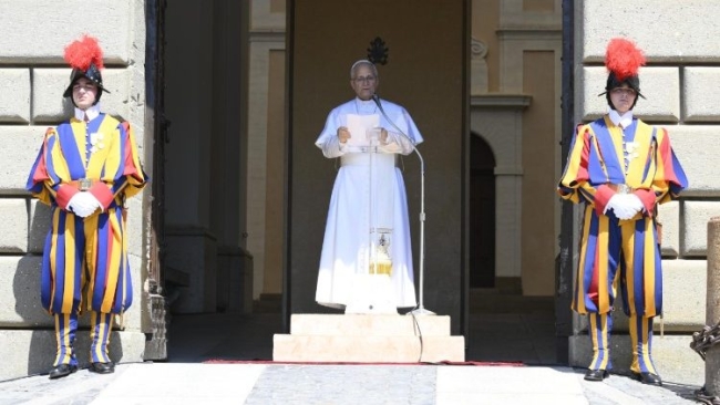El Papa pidió “Que cesen los actos de violencia contra la población civil palestina en Cisjordania” y la solución de dos Estados
