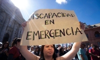 Multitudinaria marcha en reclamo de la Ley de Emergencia en Discapacidad