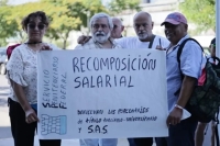 Familiares de fuerzas de seguridad federales reclamaron «un sueldo digno»