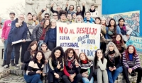 Artesanos de La Boca en lucha en defensa de sus puestos de trabajo