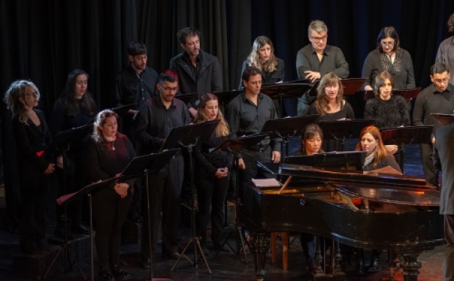 Concierto del Coro Nacional de Música Argentina en Teatro Hebraica